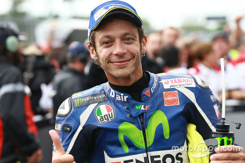 Il secondo classificato Valentino Rossi, Yamaha Factory Racing
