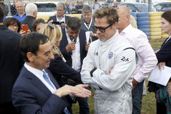 Brad Pitt und ACO-Präsident Pierre Fillon