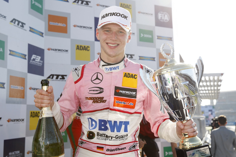 Podium: Maximilian Günther, Prema Powerteam Dallara F317 - Mercedes-Benz