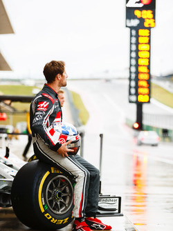 Romain Grosjean, Haas F1 Team, Kevin Magnussen, Haas F1 Team, at the Haas F1 Teams home race photo c