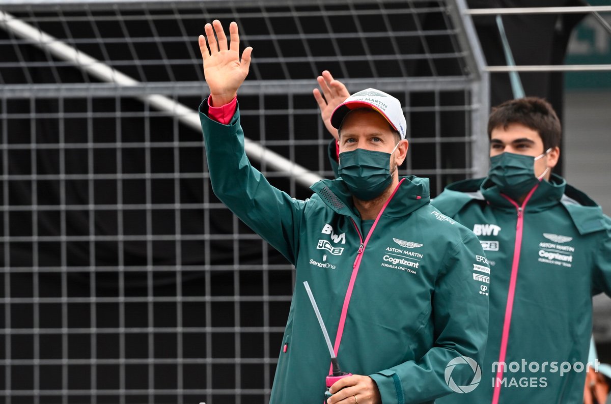 Sebastian Vettel y Lance Stroll, Aston Martin