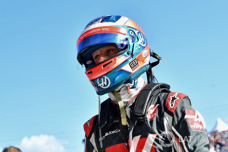 Ромен Грожан, Haas F1, у закритому парку
