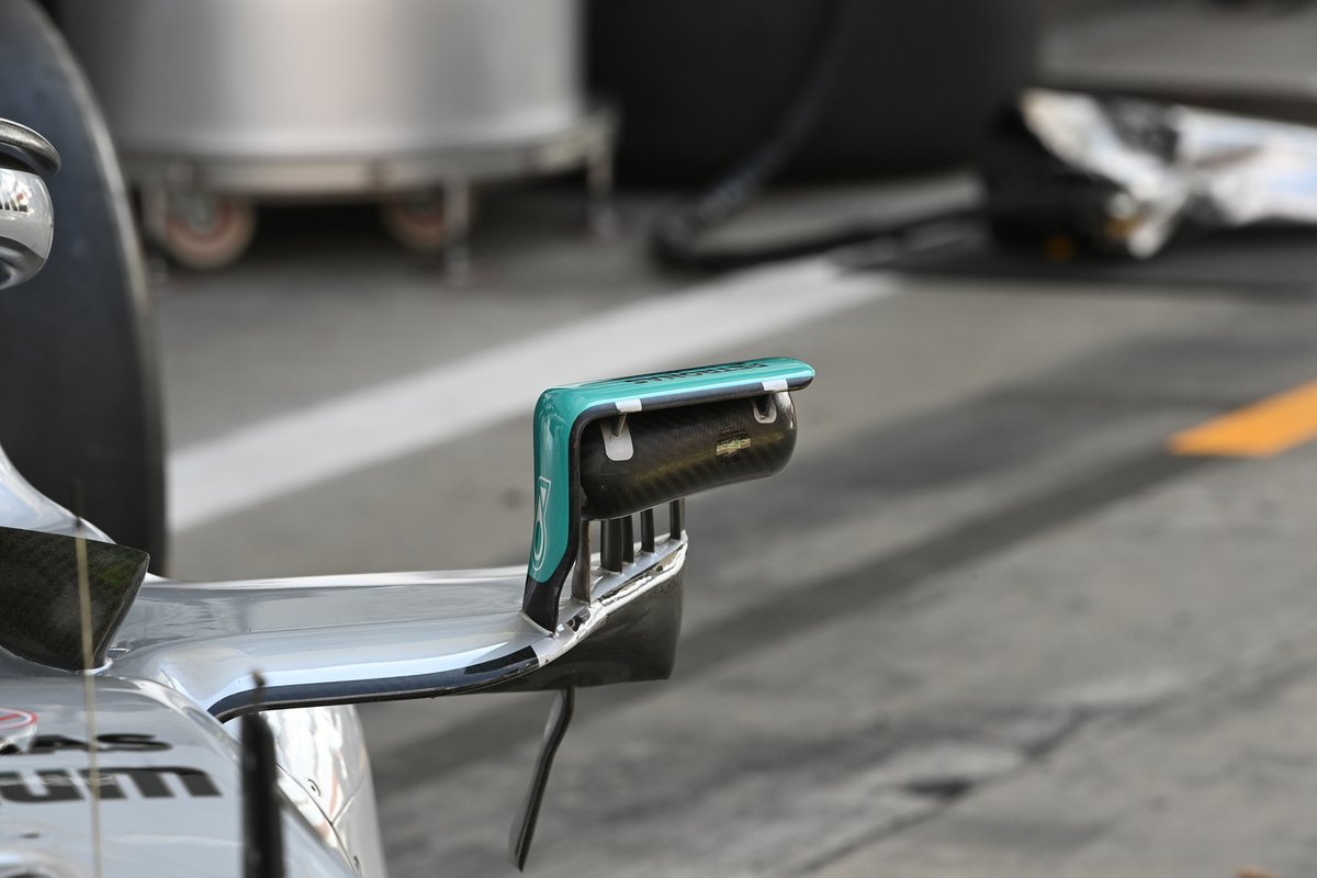 Detalle del Mercedes W13