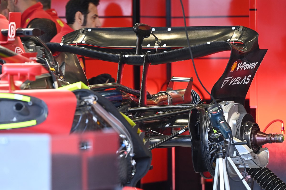 Ferrari F1-75: ecco l'ala da medio carico