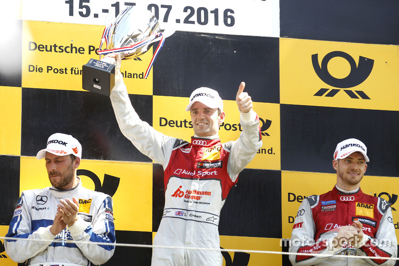 1. Jamie Green, 2. Gary Paffett, 3. Edoardo Mortara