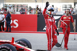 Third place qualifying Sebastian Vettel, Ferrari SF70H
