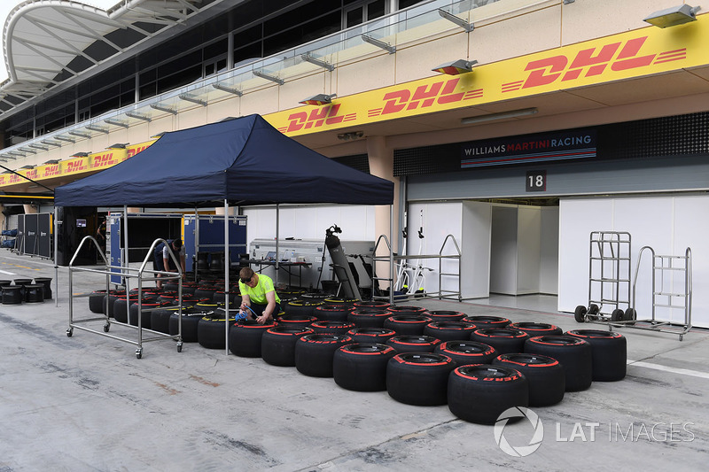 Tumpukan ban Pirelli
