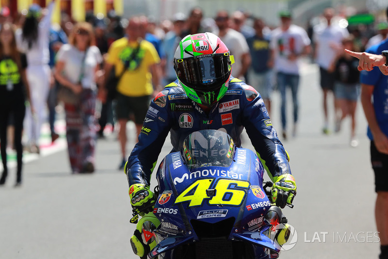 Thrid place Valentino Rossi, Yamaha Factory Racing