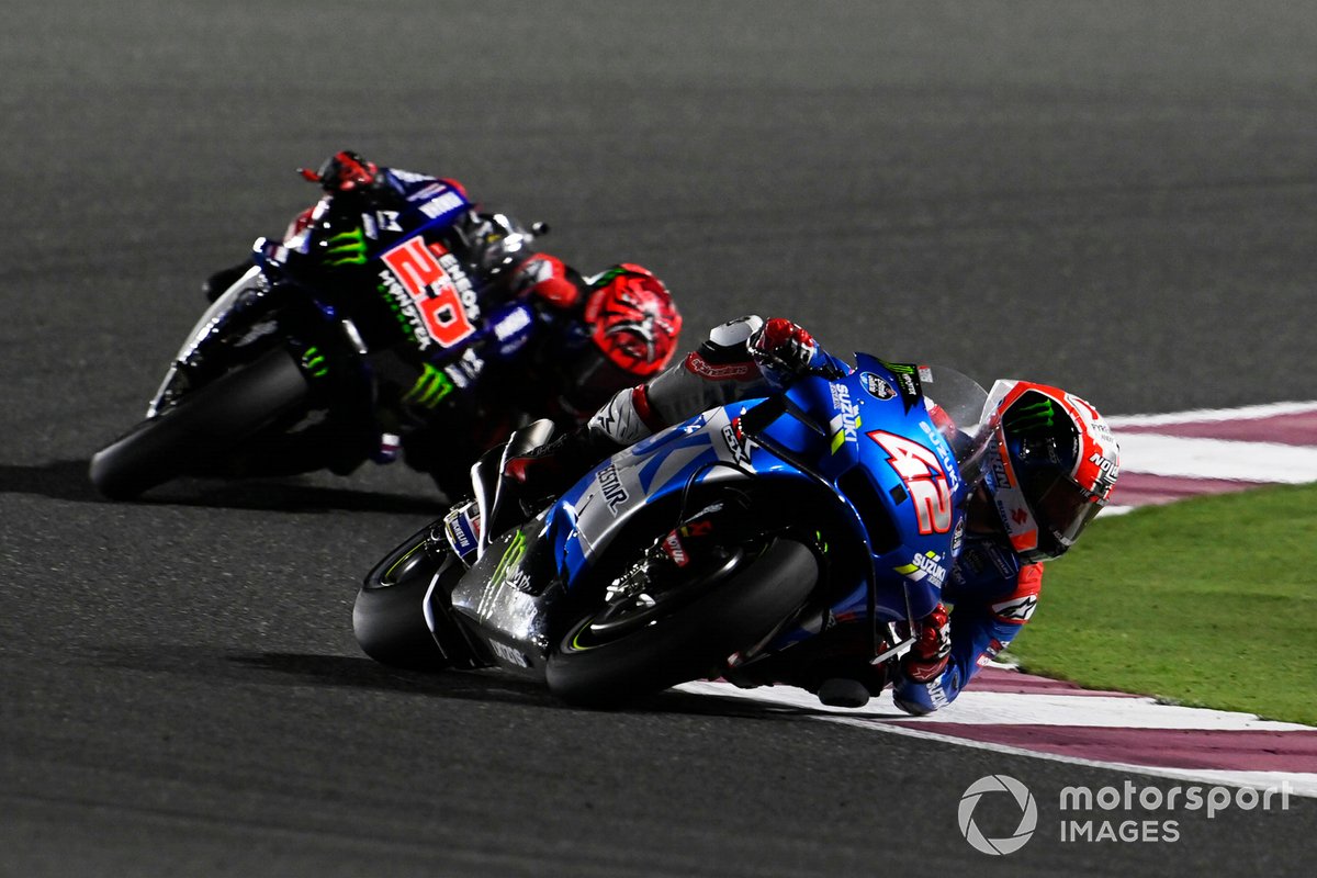 Alex Rins, Team Suzuki MotoGP, bermasalah dengan ban depan di GP Qatar, pekan lalu. Ia berharap Suzuki GSX-RR merata di semua area saat berlangsungnya GP Doha, akhir pekan ini.