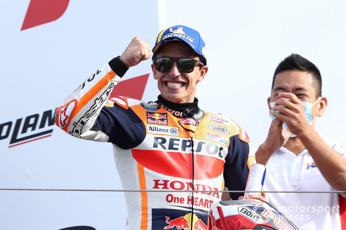 Marc Márquez après sa victoire à Misano