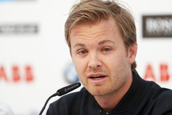 Nico Rosberg, investitore Formula E e ambasciatore Hugo Boss, nella conferenza stampa