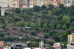 Fans on the hill