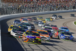 Renn-Action auf dem Kansas Speedway