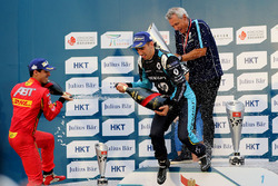 Подіум: Себастьян Буемі, Renault e.Dams та Лукас ді Грассі, ABT Schaeffler Audi Sport