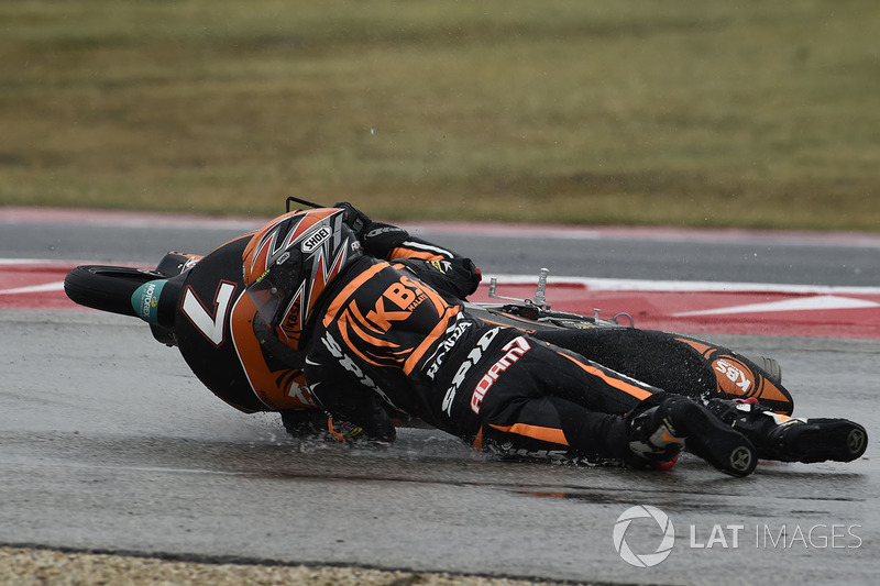 Adam Norrodin, SIC Racing Team, caída