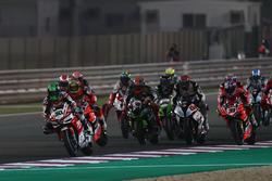 Start zu Rennen 2 am Samstag in Doha