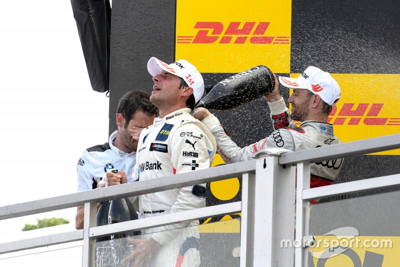 Podium, Bruno Spengler, BMW Team RMG, Jamie Green, Audi Sport Team Rosberg
