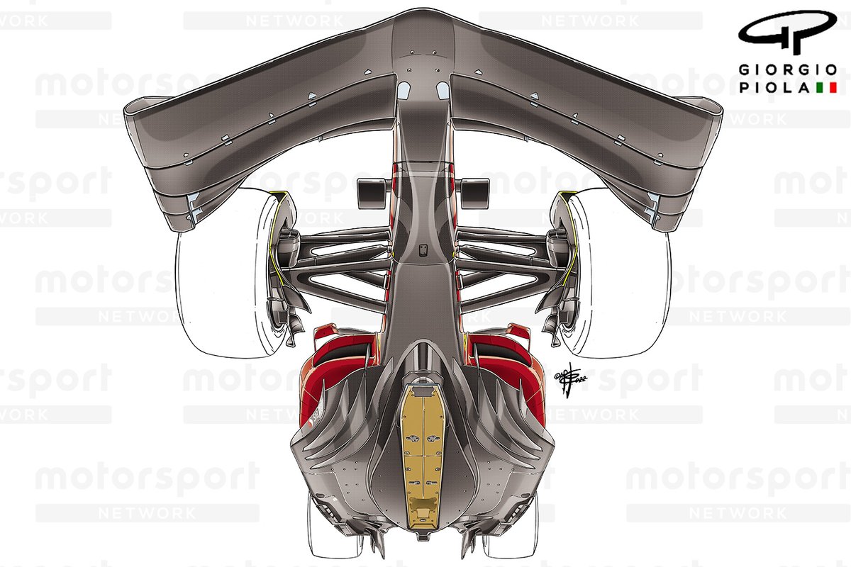 Ferrari F1-75 onderkant