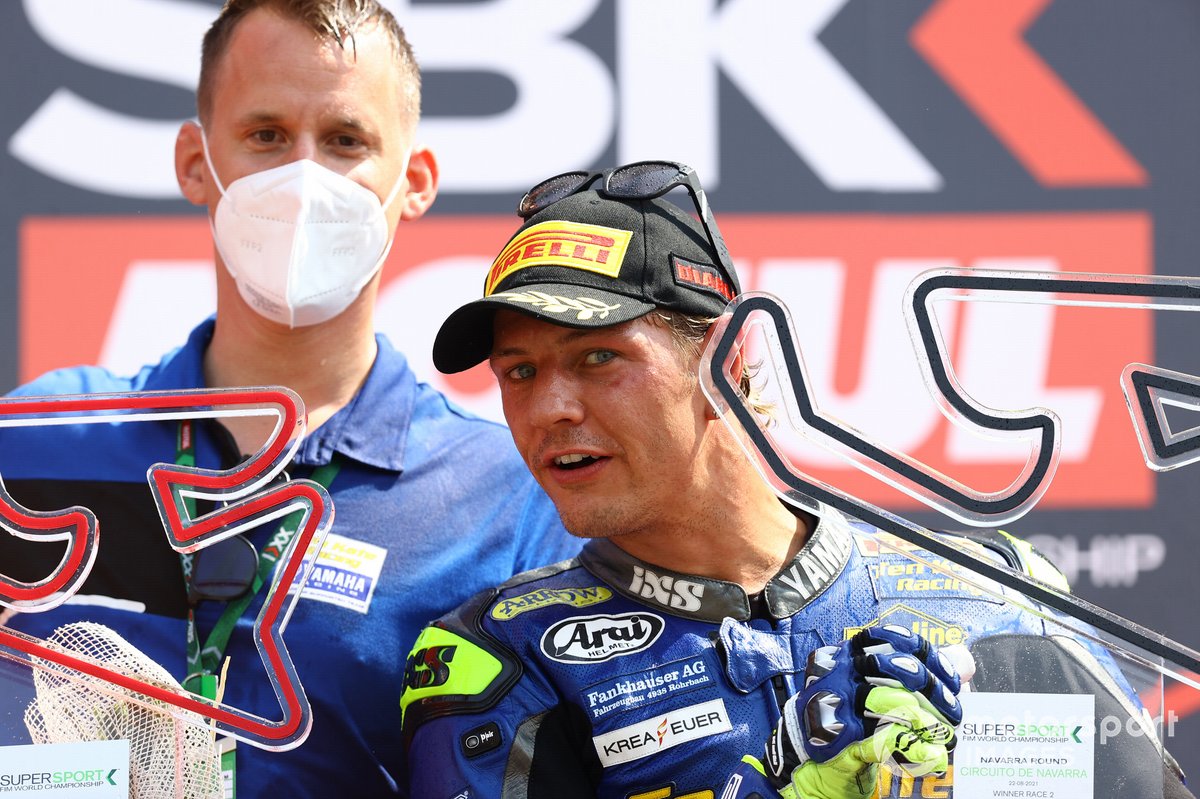 Dominique Aegerter, Ten Kate Racing Yamaha, Kervin Bos.