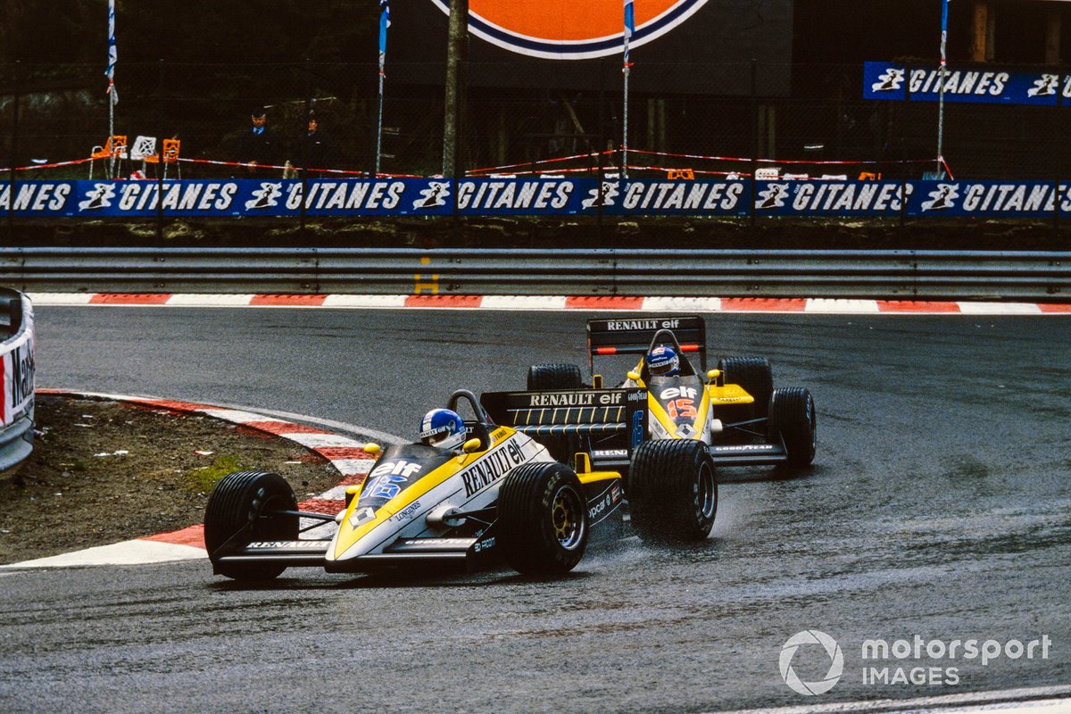 Derek Warwick et Patrick Tambay ont fait équipe chez Renault pendant deux ans.
