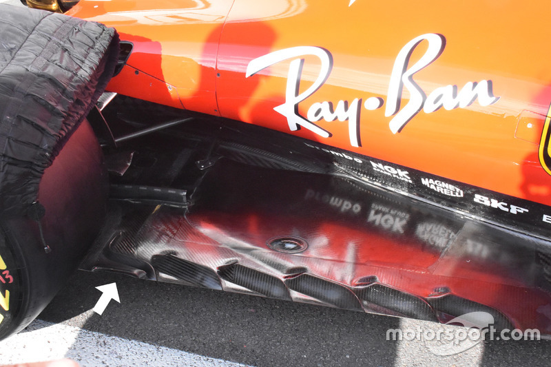 Ferrari SF70H, side pods