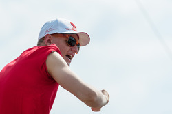 Mick Schumacher, Prema Powerteam, excited while watching the DTM race at the track