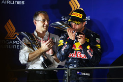 Daniel Ricciardo, Red Bull Racing festeggia il suo secondo posto sul podio