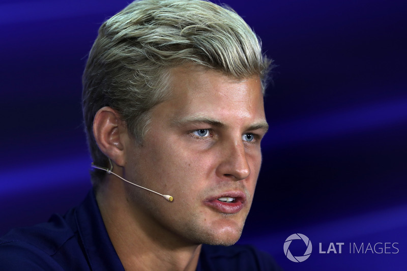 Marcus Ericsson, Sauber in the Press Conference