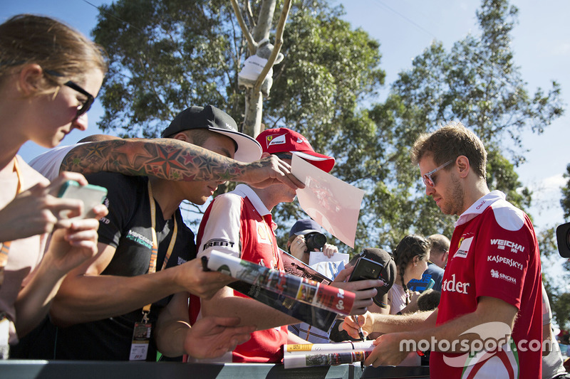 Fans voor Vettel