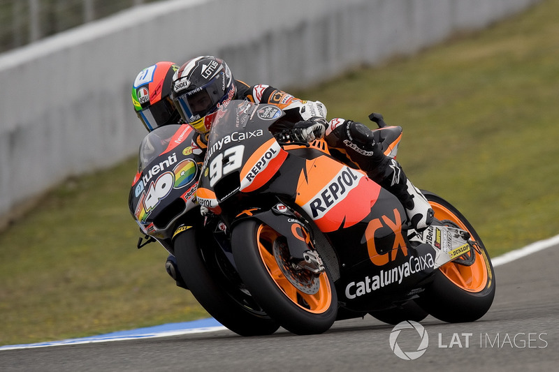 Pol Espargaro dan Marc Marquez di Moto2.