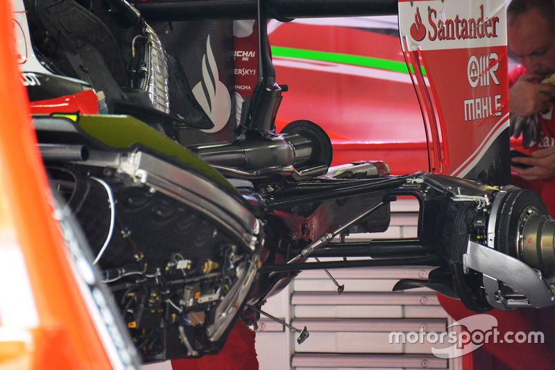 Ferrari SF16-H rear detail