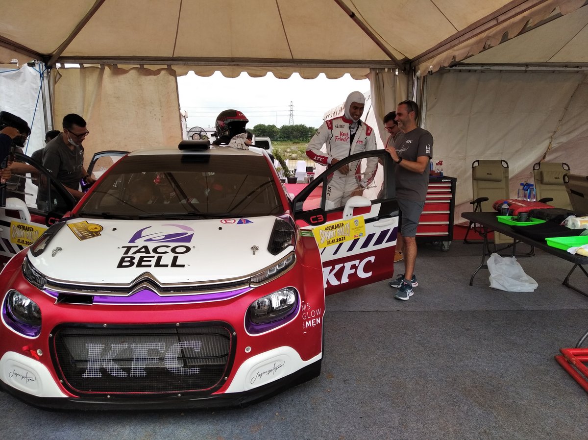 Citroen C3 R5 yang digeber Sean Gelael, Team Jagonya Ayam, pada Kejurnas Sprint Rally lalu ini mirip dengan yang akan digeber ayahnya, Ricardo Gelael, pada Danau Toba Rally 2021, akhir pekan ini.