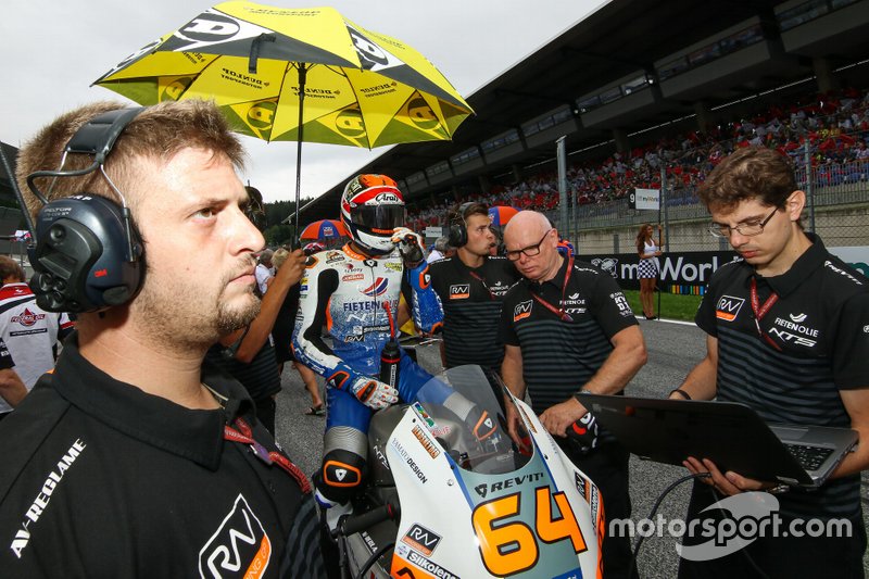 Bo Bendsneyder en Hans Spaan tijdens de Grand Prix van Oostenrijk.