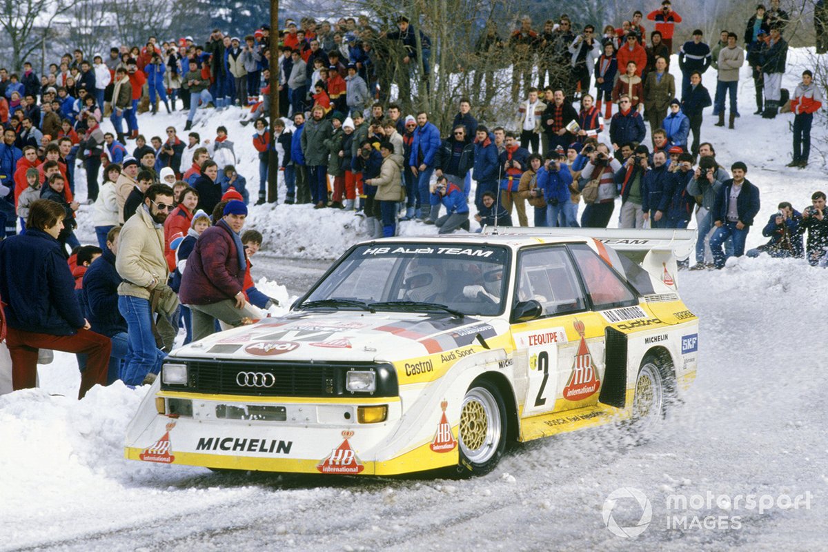 Walter Rohrl, Christian Geistdorfer, Audi Sport Quattro E2