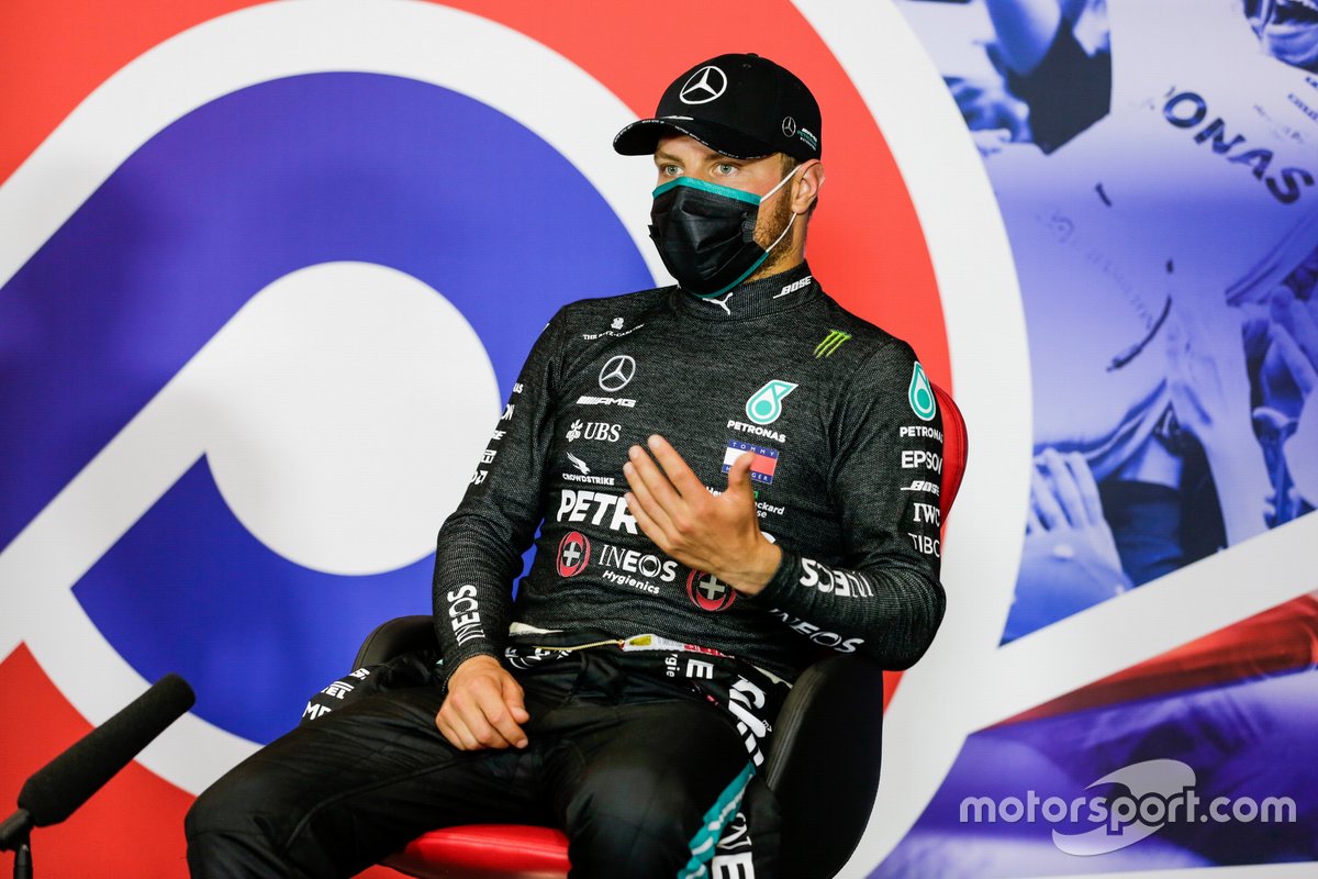 Valtteri Bottas, Mercedes-AMG Petronas F1, en conférence de presse