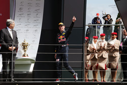 Max Verstappen, Red Bull Racing op het podium