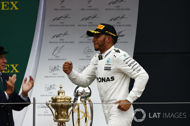 Race winner Lewis Hamilton, Mercedes AMG F1
