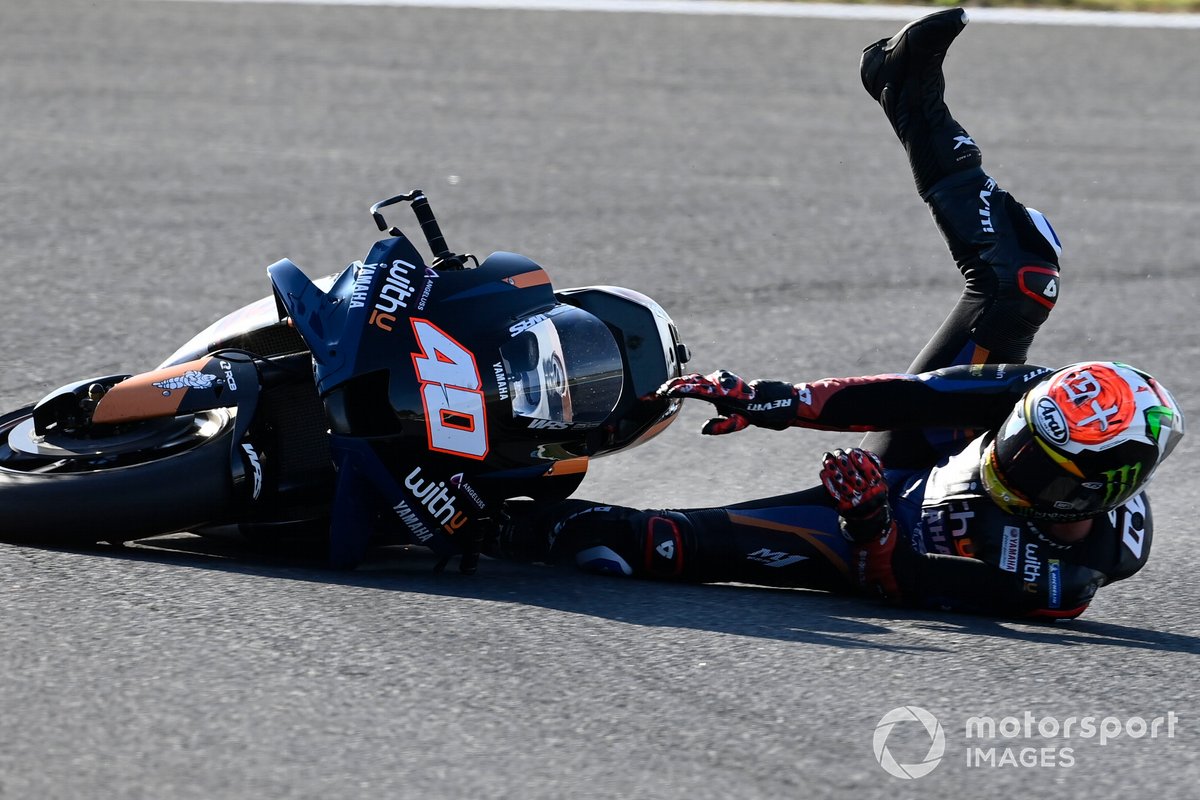 Caída de Darryn Binder, RNF MotoGP Racing