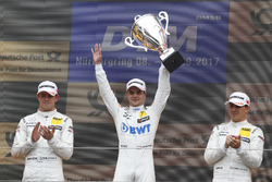 Podium: Sieger Lucas Auer, Mercedes-AMG Team HWA, Mercedes-AMG C63 DTM, 2. Paul Di Resta, Mercedes-A