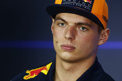 Max Verstappen, Red Bull Racing, in the FIA press conference