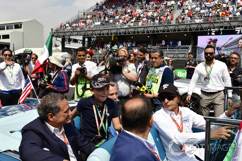 Alejandro Soberon, President and CEO for CIE Group and President of Formula 1 Gran Premio de Mexico and Chase Carey, Chief Executive Officer and Executive Chairman of the Formula One Group
