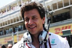Toto Wolff, Mercedes AMG F1 Shareholder and Executive Director on the grid