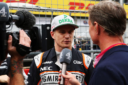Nico Hulkenberg, Sahara Force India F1 with David Coulthard, Red Bull Racing and Scuderia Toro Advis