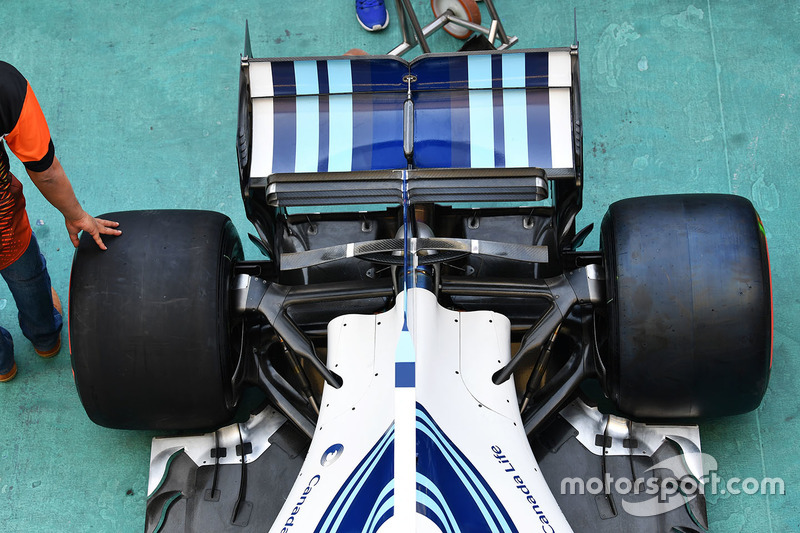 Williams FW40 arka süspansiyon ve arka kanat
