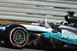 Polesitter Lewis Hamilton, Mercedes AMG F1
