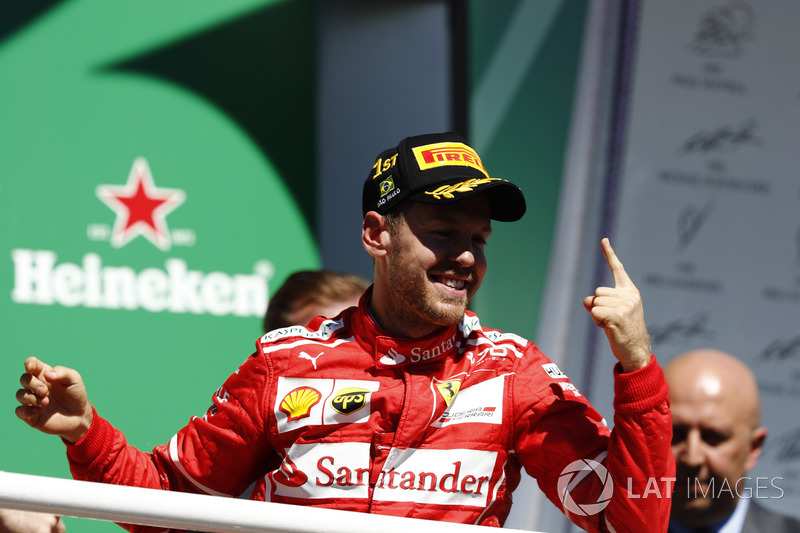 Sebastian Vettel mounts a challenge in 2017