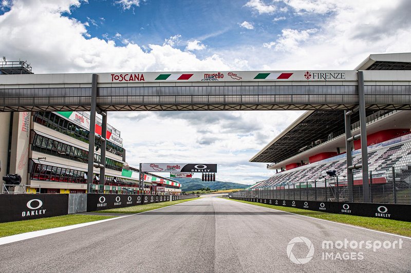 Dettaglio del circuito del Mugello