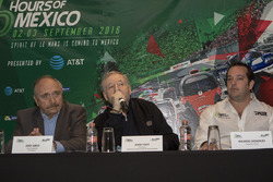 José Abed, Vice presidente FIA Messico e Jean Todt, Presidente FIA e Ricardo González