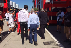 Sergio Marchionne, Presidente Ferrari e CEO di Fiat Chrysler Automobiles, Toto Wolff, Toto Wolff, Direttore Esecutivo Mercedes AMG F1, Piero Ferrari, Vice Presidente Ferrari