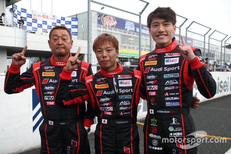 太田佑弥、松本武士、篠原拓朗(#19 BRP★Audi Mie RS3 LMS )